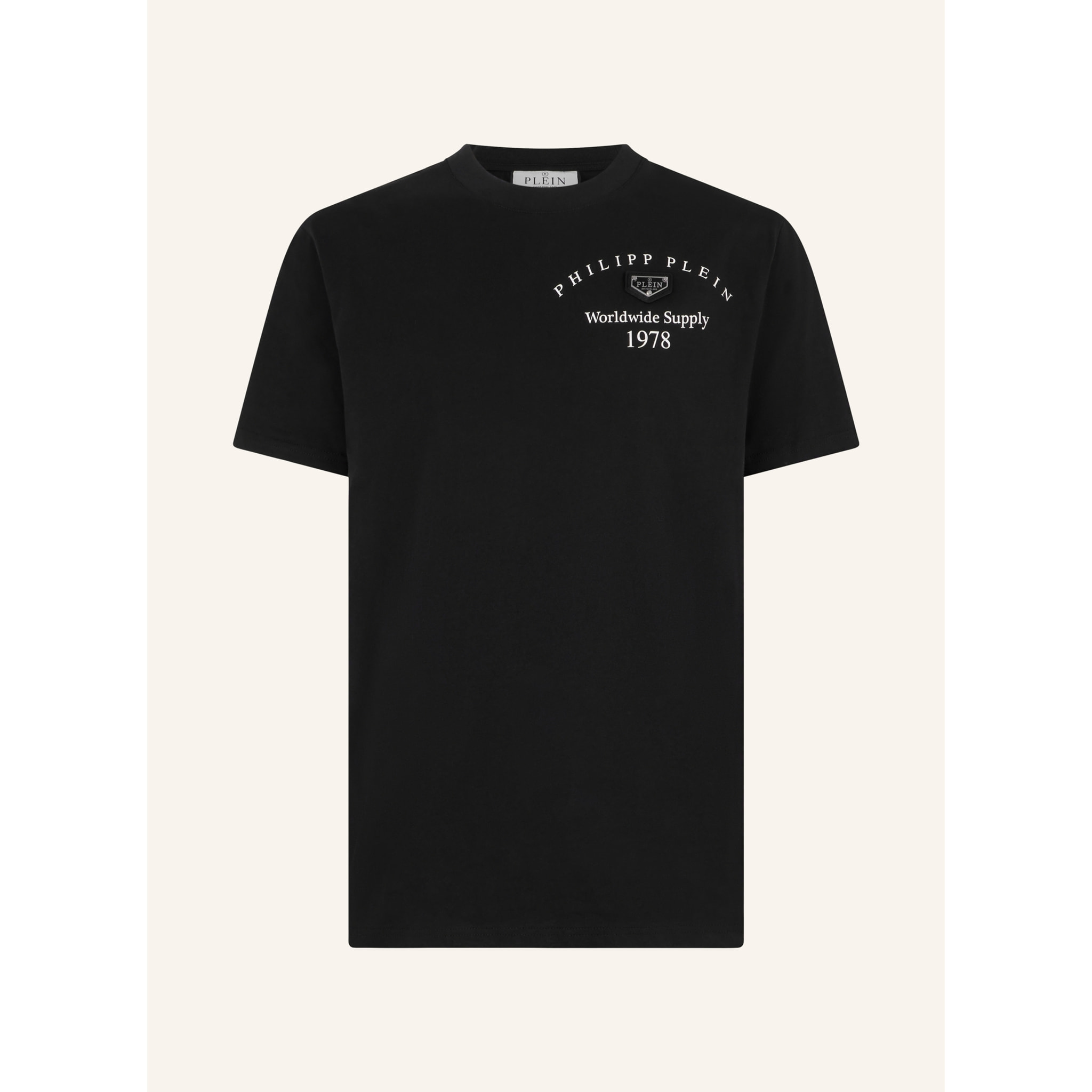 PHILIPP PLEIN Camiseta de cuello redondo y manga corta
