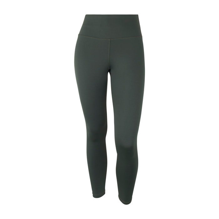 Leggings donna 7/8 vita alta in tessuto tecnico stretch