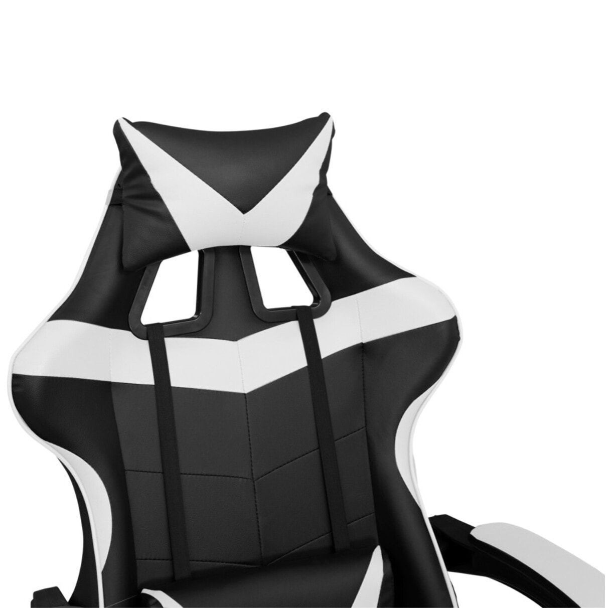 Fauteuil de bureau spécial gaming noir et blanc