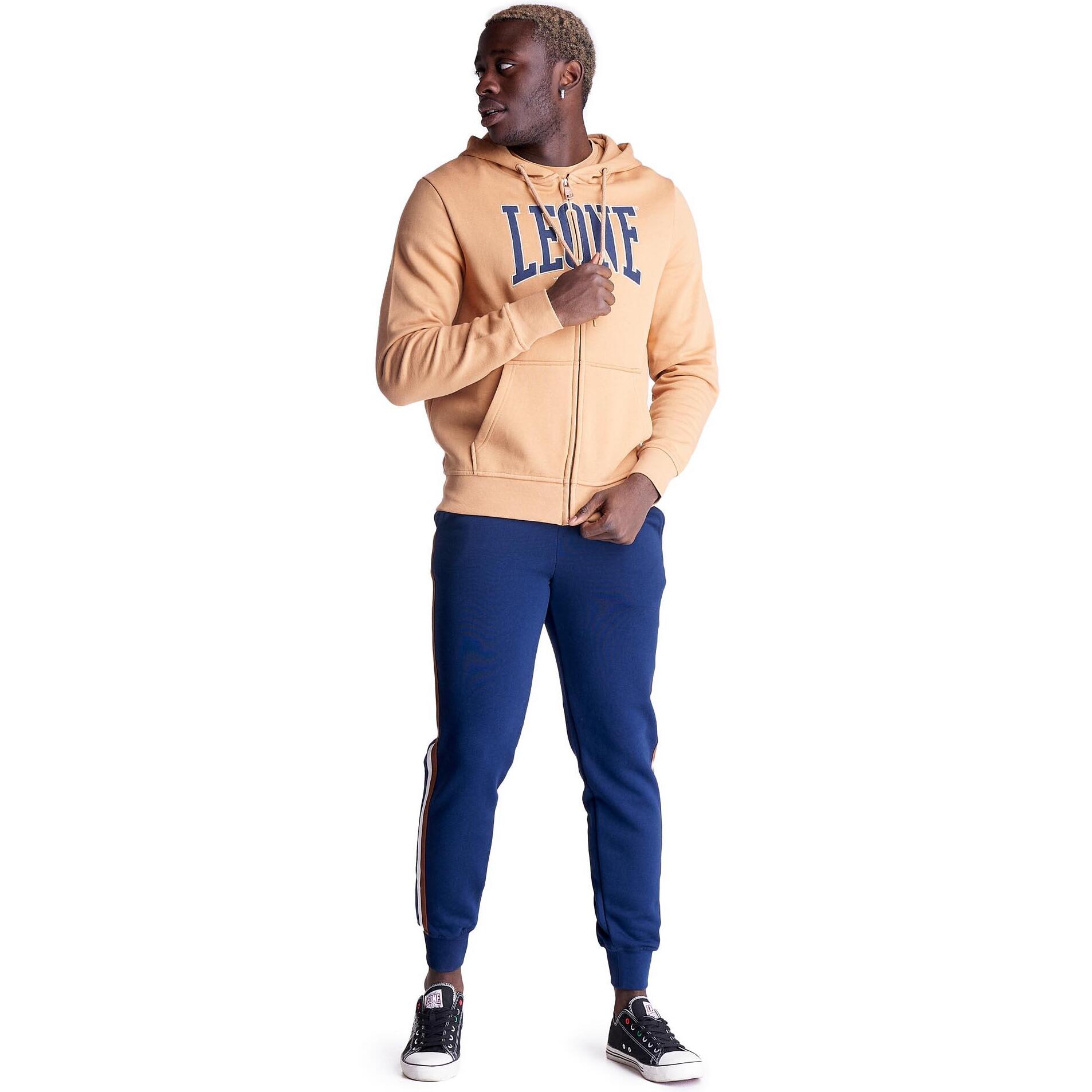 Chándal de hombre Earth Tones con cremallera completa y capucha
