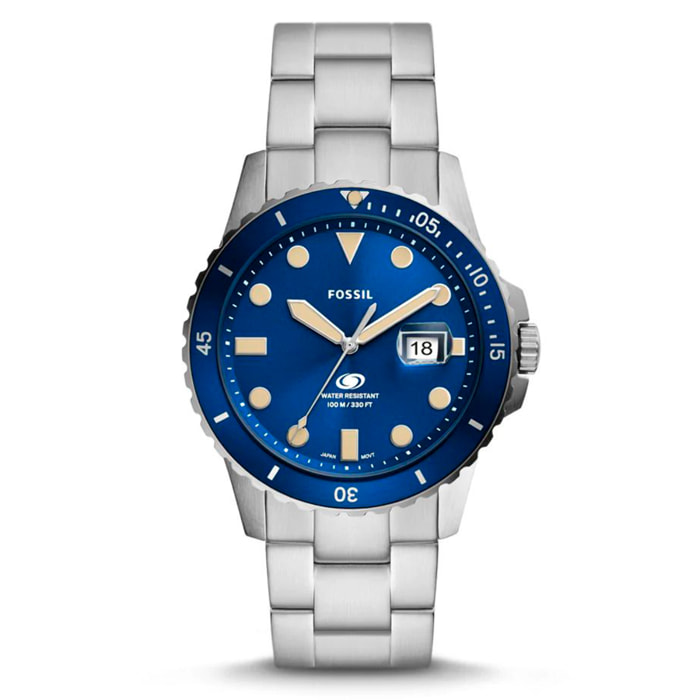 Reloj Fossil FS5949 Hombre Analogico Cuarzo con Correa de Acero inoxidable