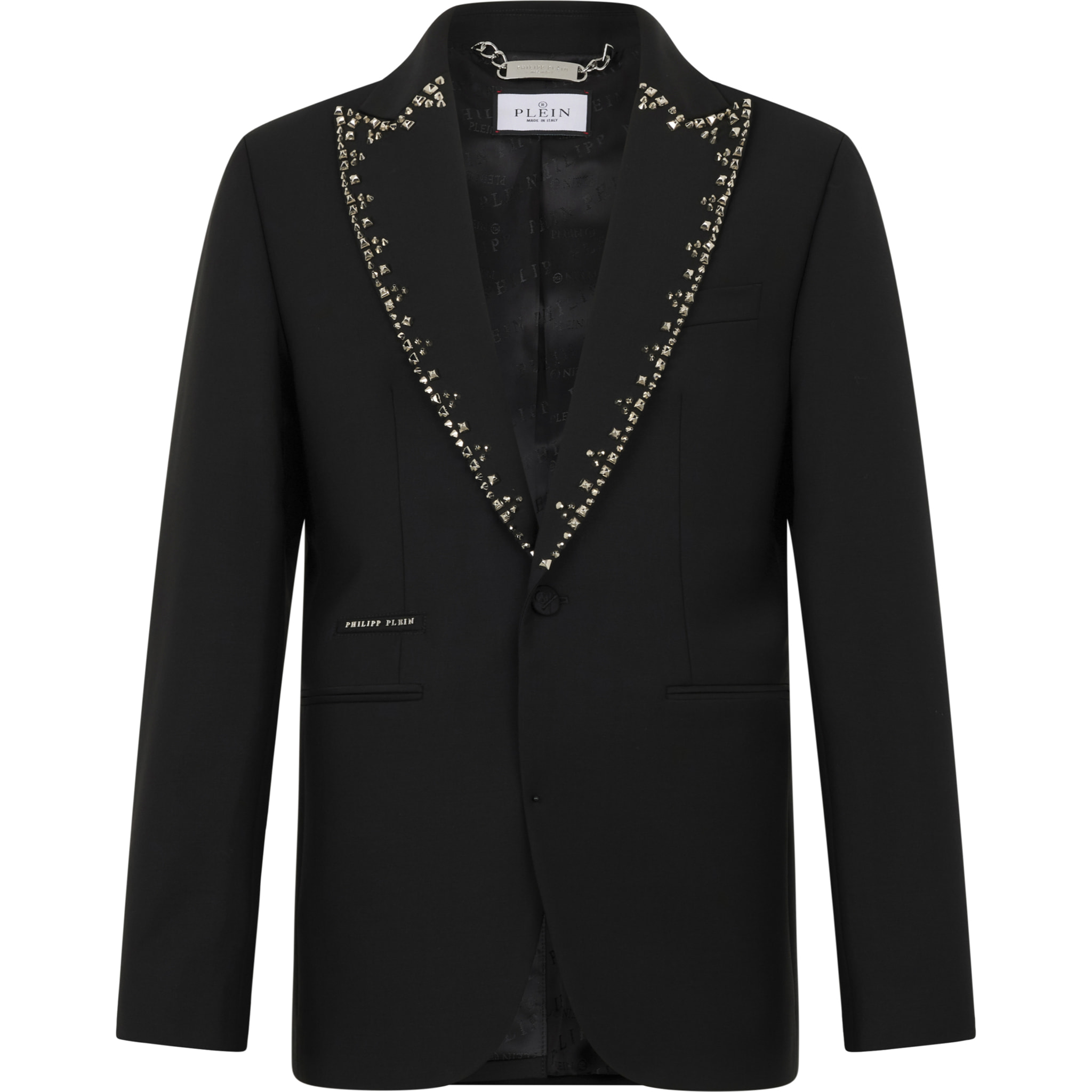 PHILIPP PLEIN Blazer Lord Fit Lapel Studs