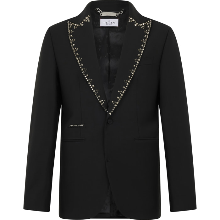 PHILIPP PLEIN Blazer Lord Fit Lapel Studs