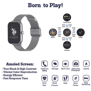 Smartwatch con schermo AMOLED