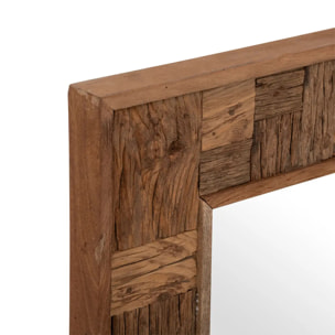 Miroir "Ori" acacia 70x115cm
