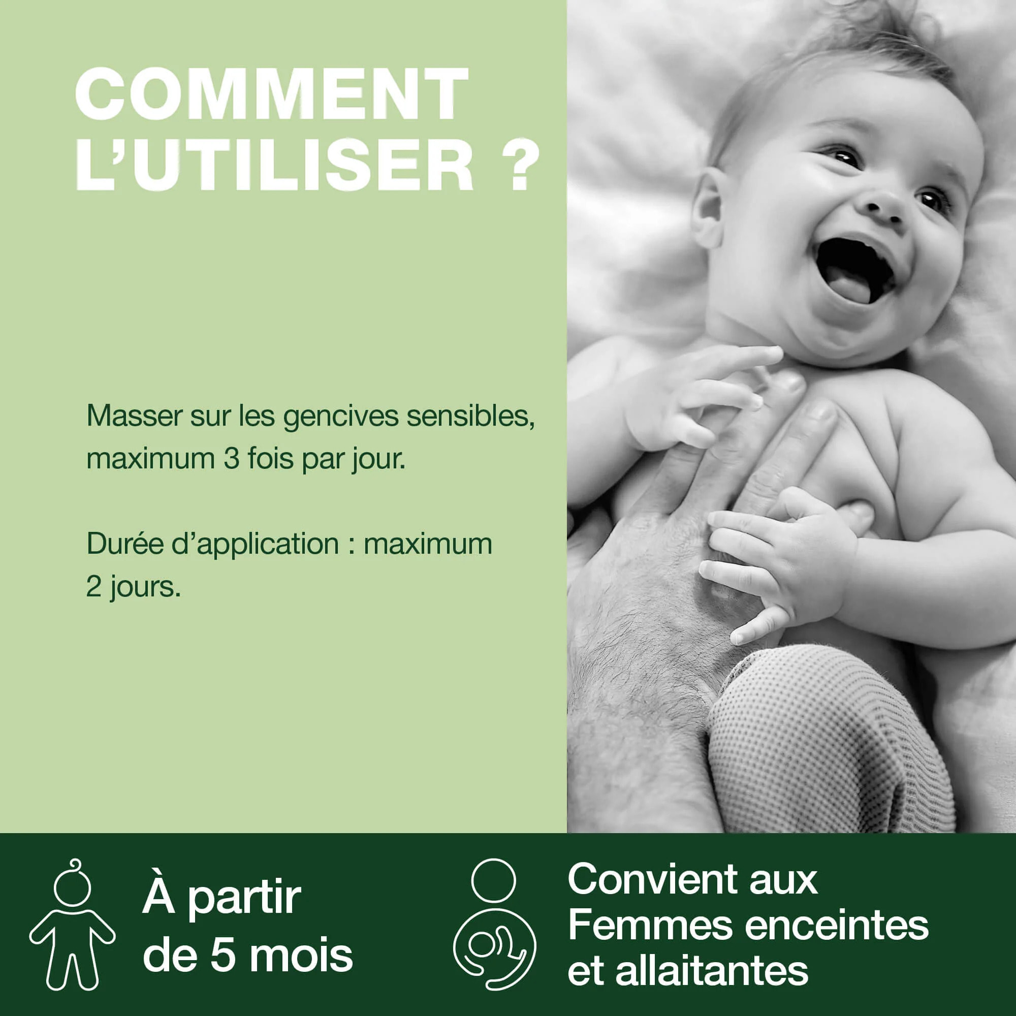 Pranarom - Gel gingival pour poussées dentaires - Bio - 15 ml