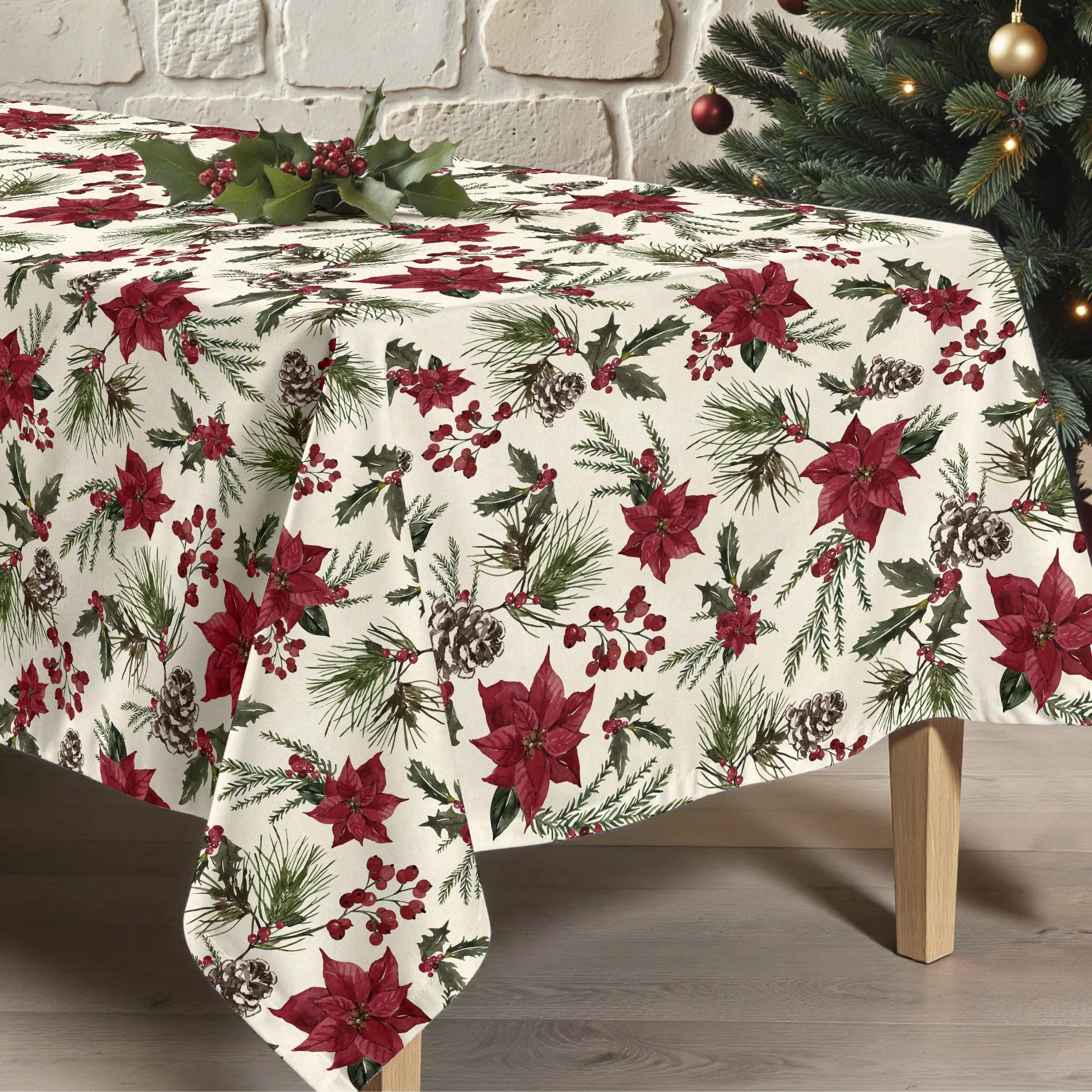 Nappe Anti-tâches Culla Linge Christmas Flower 1