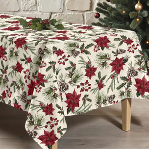 Nappe Anti-tâches Culla Linge Christmas Flower 1