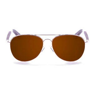 Gafas de sol PALO ALTO SAN DIEGO - Metal dorado / Verde