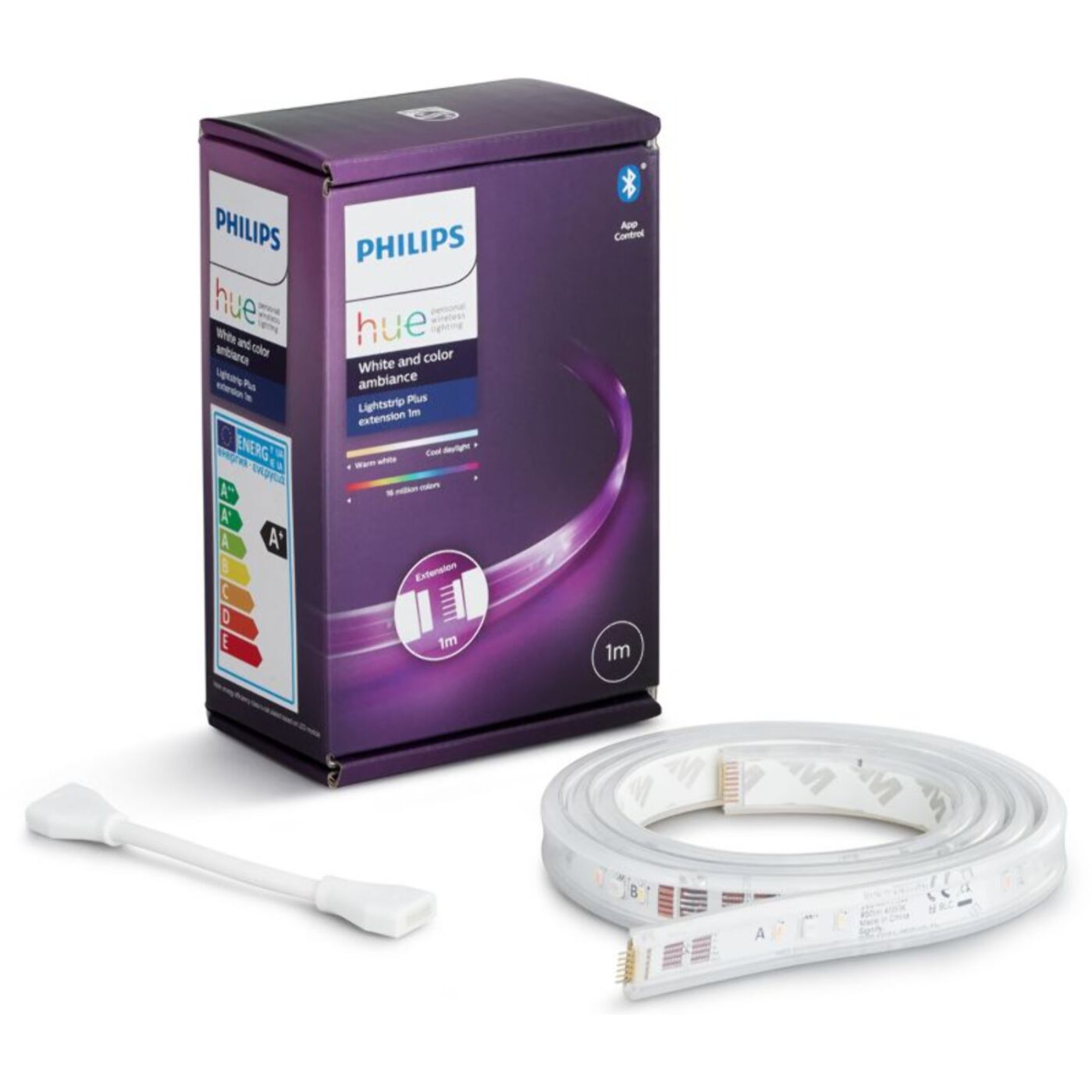 Ruban LED PHILIPS HUE W&C LightStrip extension 1M