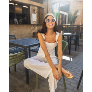 Top de mujer ceñido de tirantes