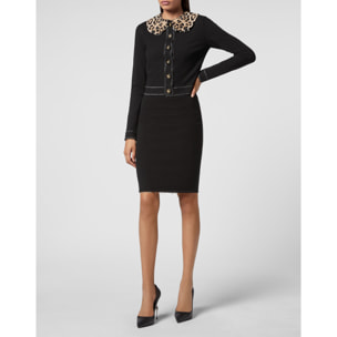 PHILIPP PLEIN Cárdigan LEOPARD