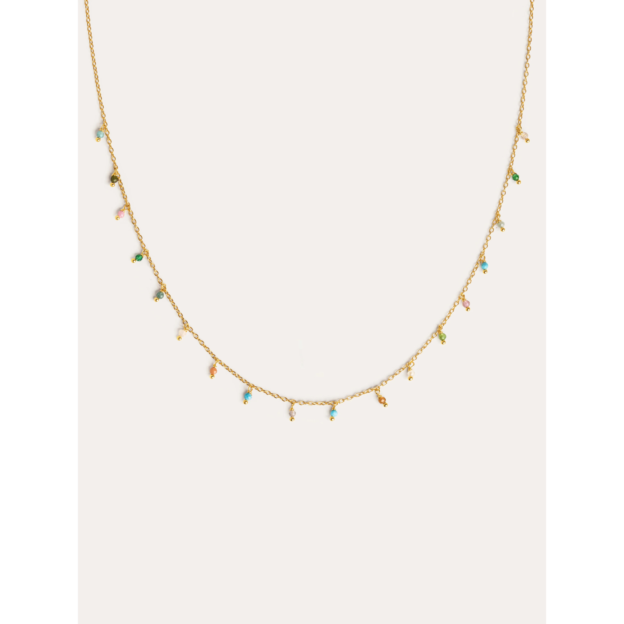 Collana Dancing Stones Placcato Oro