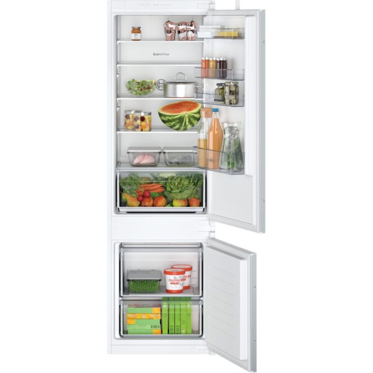 Réfrigérateur combiné BOSCH KIV87NSE0, Série 2, Eco Airflow