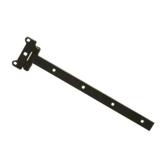 Penture festonnée bout carré fer de 30x3,5 mm époxy noir lg 600 mm - TIRARD BURGAUD - 951140