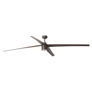 ATTOS XXL LED Ventilador de techo marrón