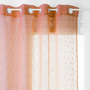 Voilage Anissa terracotta 140x240cm