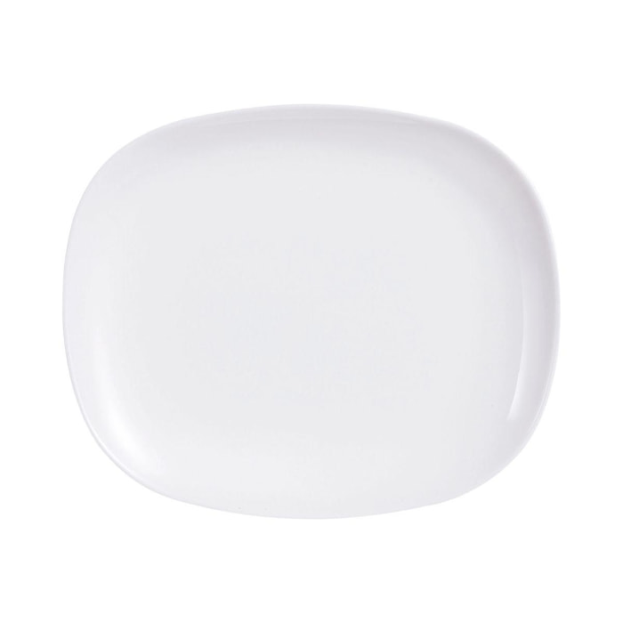 Assiette blanche plate 28.1 x 23.3 cm Sweet Line - Luminarc