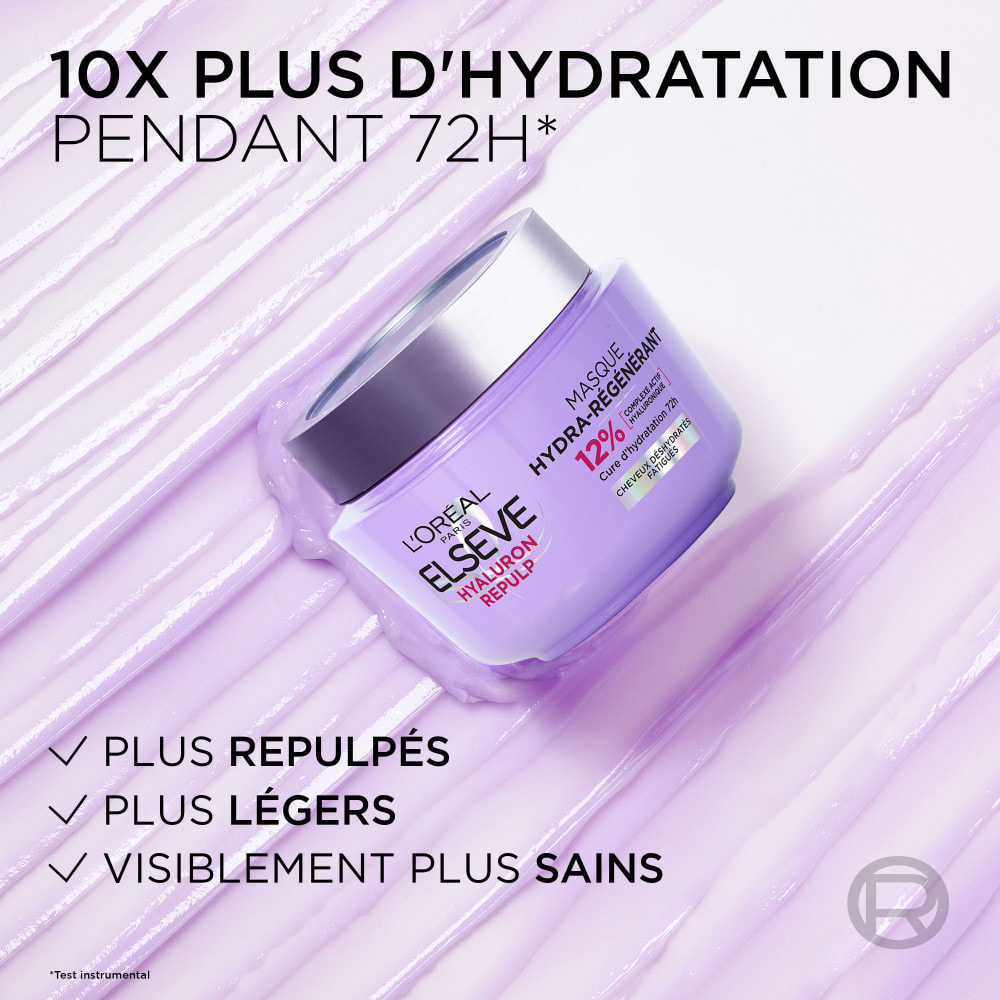 Lot de 6 - L'Oréal Paris Elseve Hyaluron Repulp Masque Hydra-Régénérant 310ml
