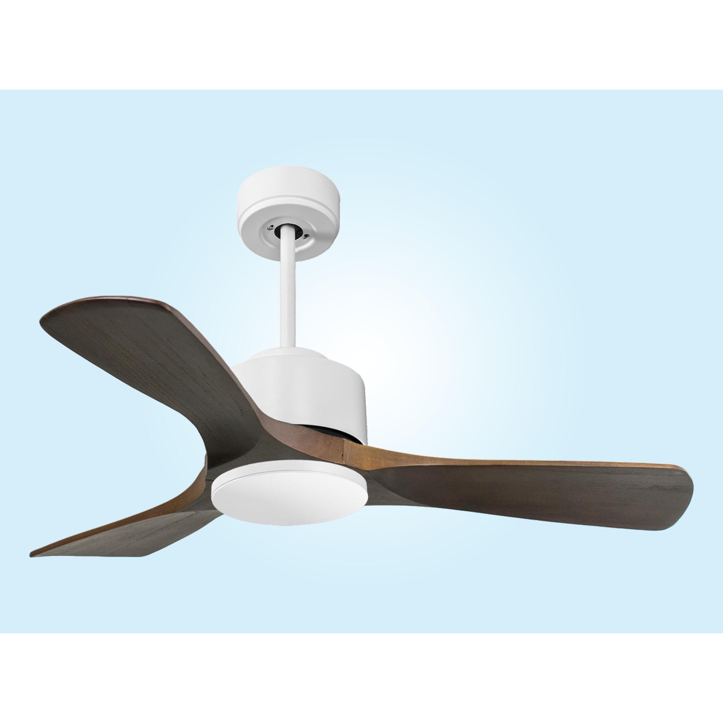 Ventilateur de plafond ø106 cm avec Wifi Réversible Hypersilence 40   W Blanc