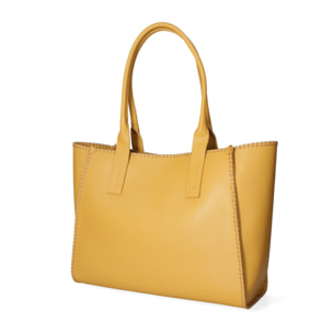 Borsa a spalla da donna 100% recycled leather 100% recycled leather 40x28x12 cm