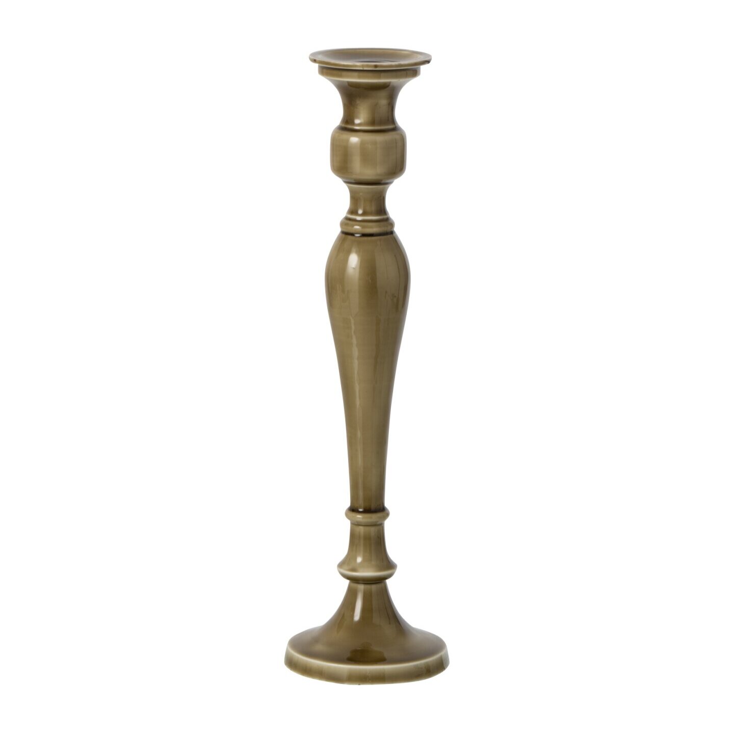 J-Line chandelier - aluminium - vert olive - small