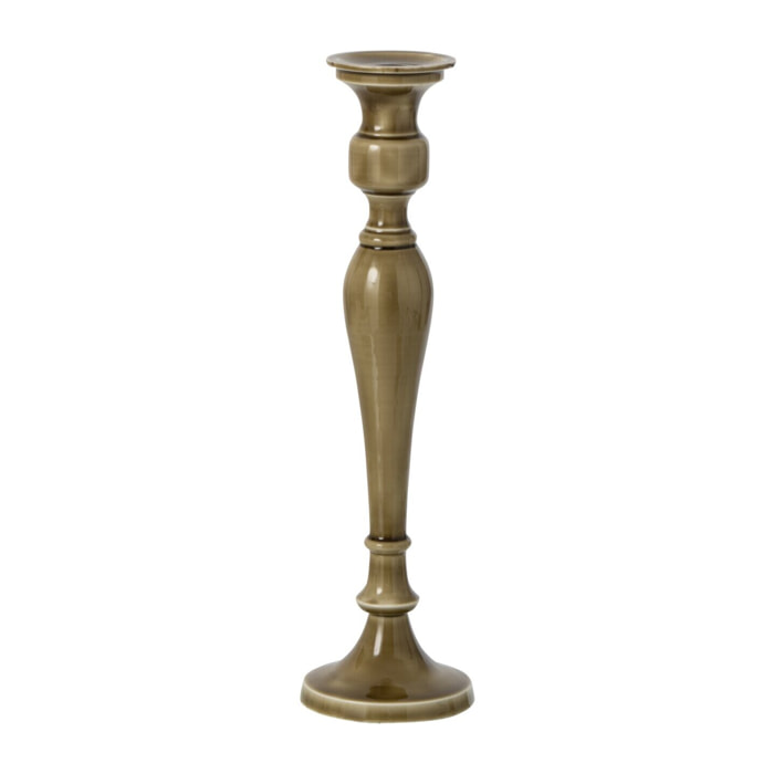 J-Line chandelier - aluminium - vert olive - small