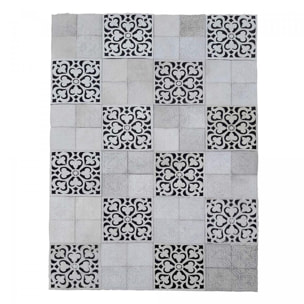 Tapis peau de vache kilim fait main DIGO