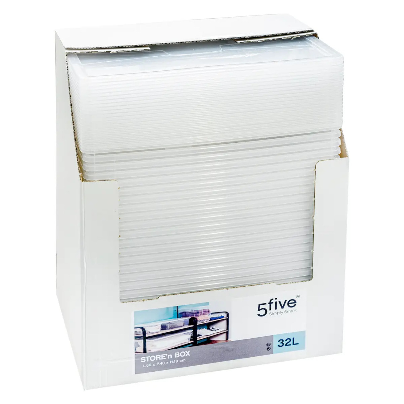 Boîte en plastique transparente 30L "Store N' Box"