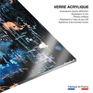 Tableau abstrait la nuit des étoiles Tableau plexiglas