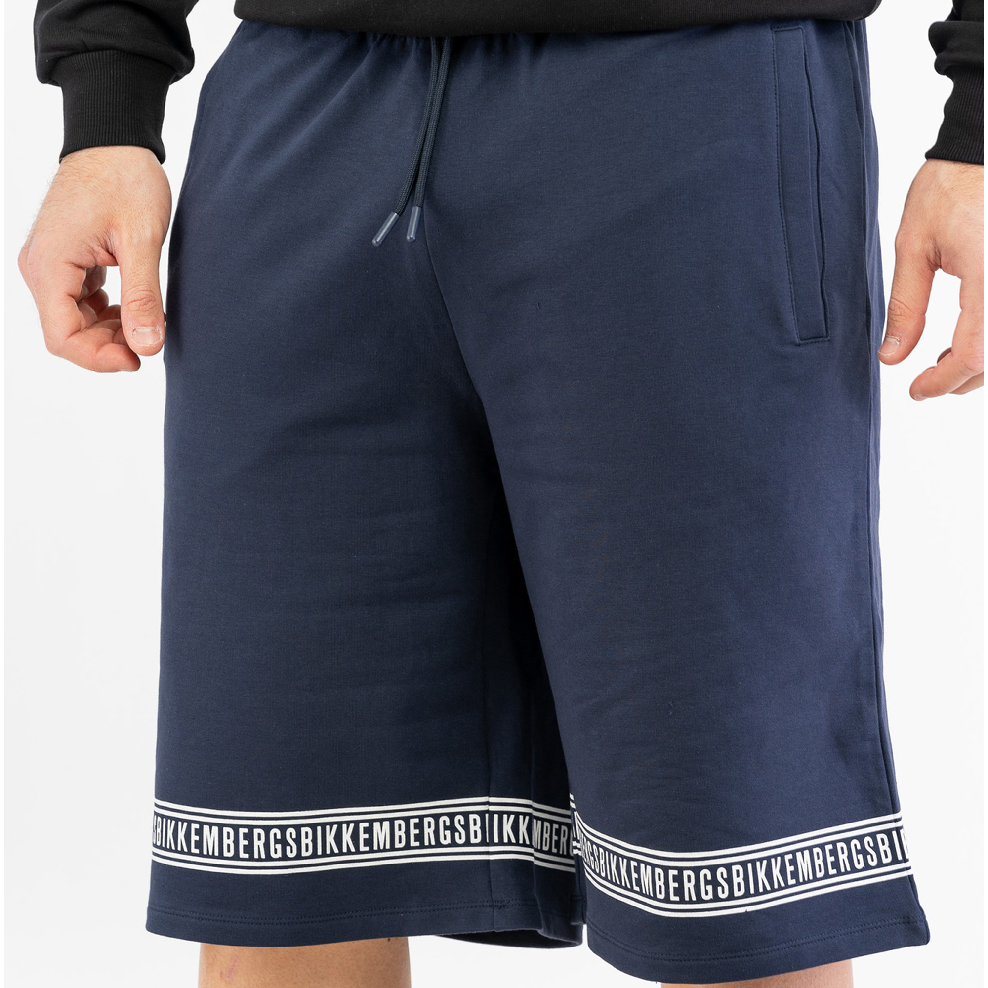 BIKKEMBERGS bermuda uomo dress blue