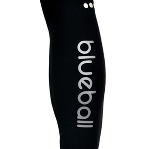 PANTALONI DA CORSA A COMPRESSIONE 3/4 DA UOMO BLUEBALL IN NERO.