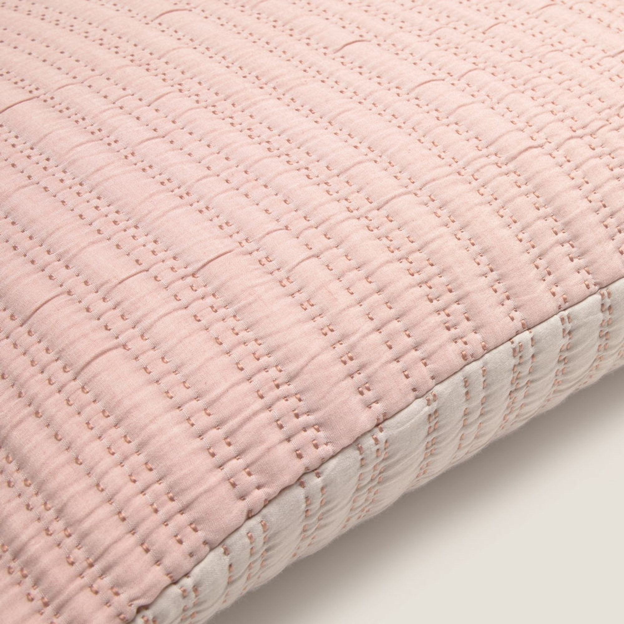 Funda de cuadrante reversible Licheri color rosa Algodón y poliéster