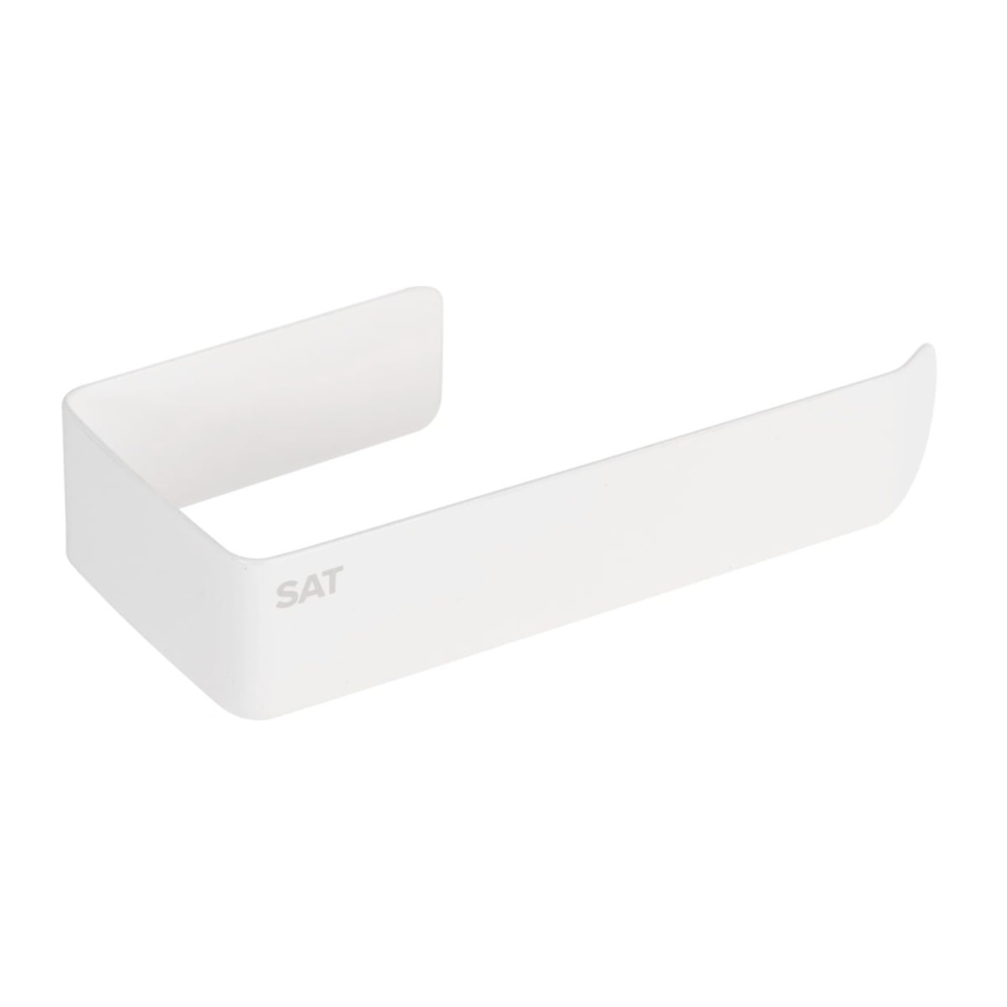 Mood Porte-papier toilette design en acier inoxydable, blanc (SATDMOOD26B)