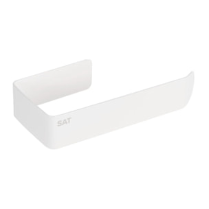 Mood Porte-papier toilette design en acier inoxydable, blanc (SATDMOOD26B)