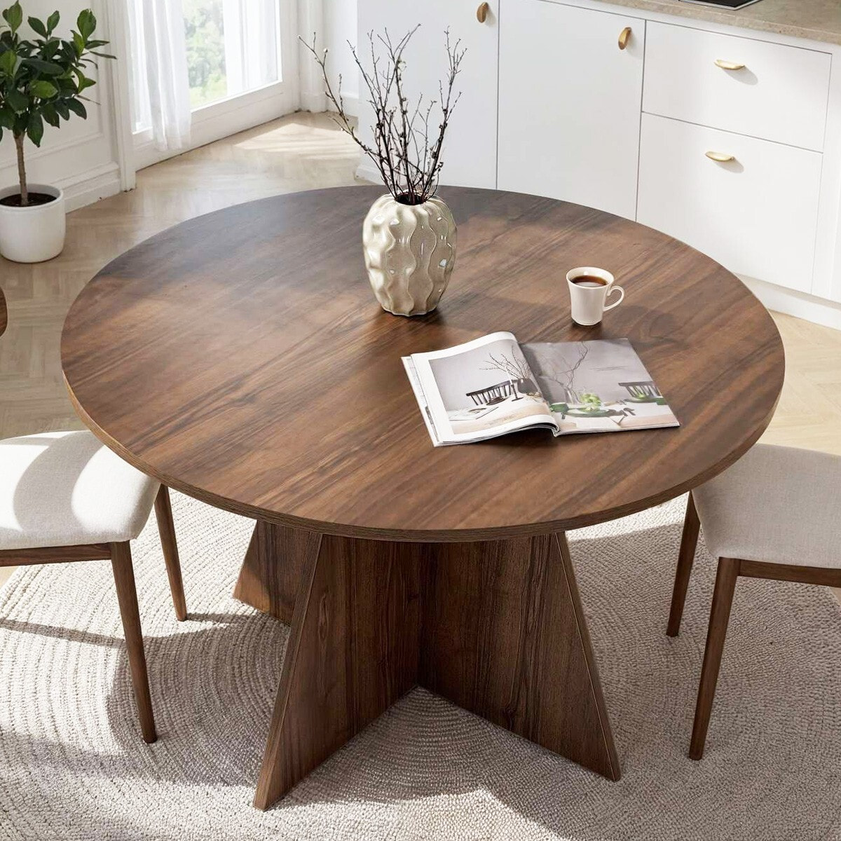 Table à manger ronde 5 à 6 pers. - NORAE