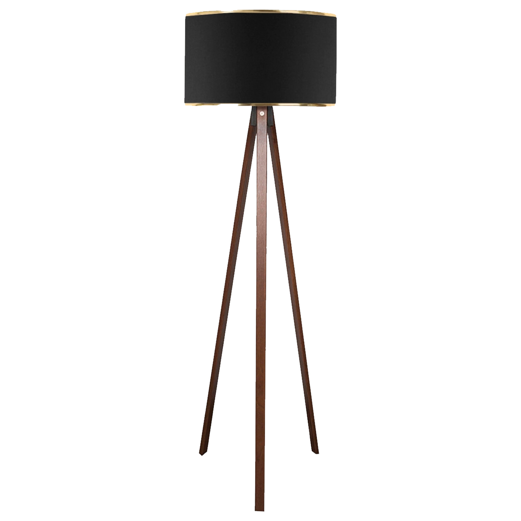 Lámpara de pie 140 cm. negro, tipo e27 max 60 w