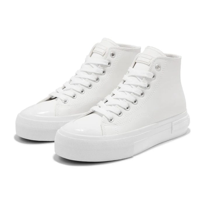 Zapatillas Altas Mujer One Way High Full Blanco D.Franklin