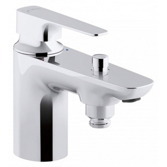 Jacob Delafon - Mitigeur bain douche monotrou Aleo+ chrome
