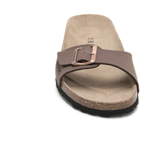 SANDALIA BABUNKERS MARRON