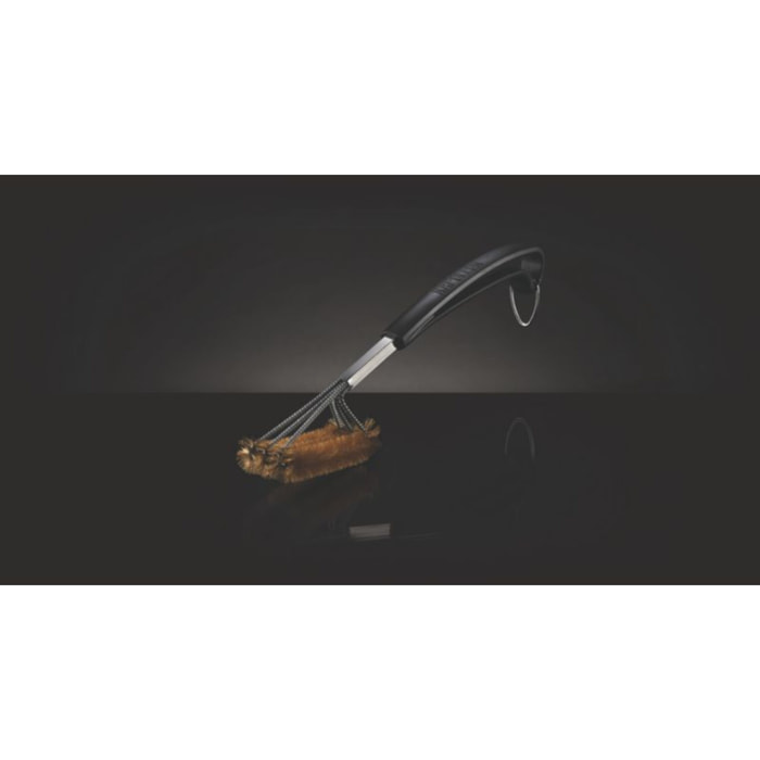 Brosse barbecue NAPOLEON manche en  laiton  et brosse cuivre 62062