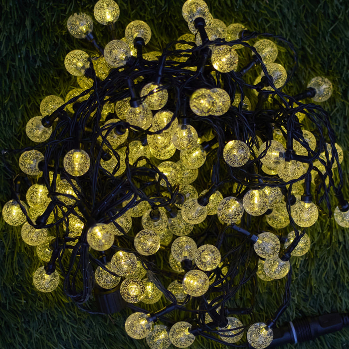 Guirlande solaire FESTY 120 Boules 14M
