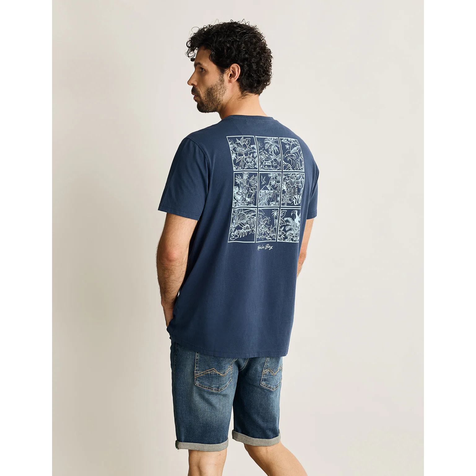 Camiseta Manga Corta Azul Marino - Rory