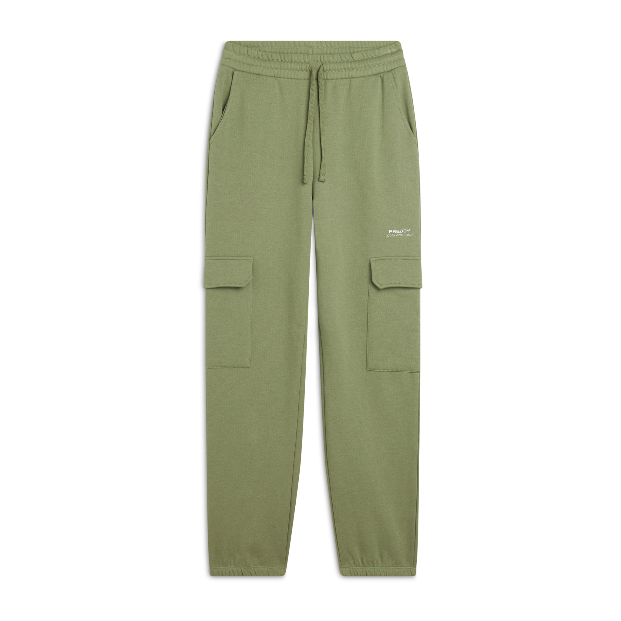 Pantalone cargo da donna comfort fit in felpa