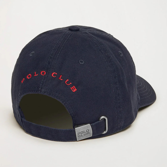 Cappellino blu scuro con logo ricamato Rigby Go
