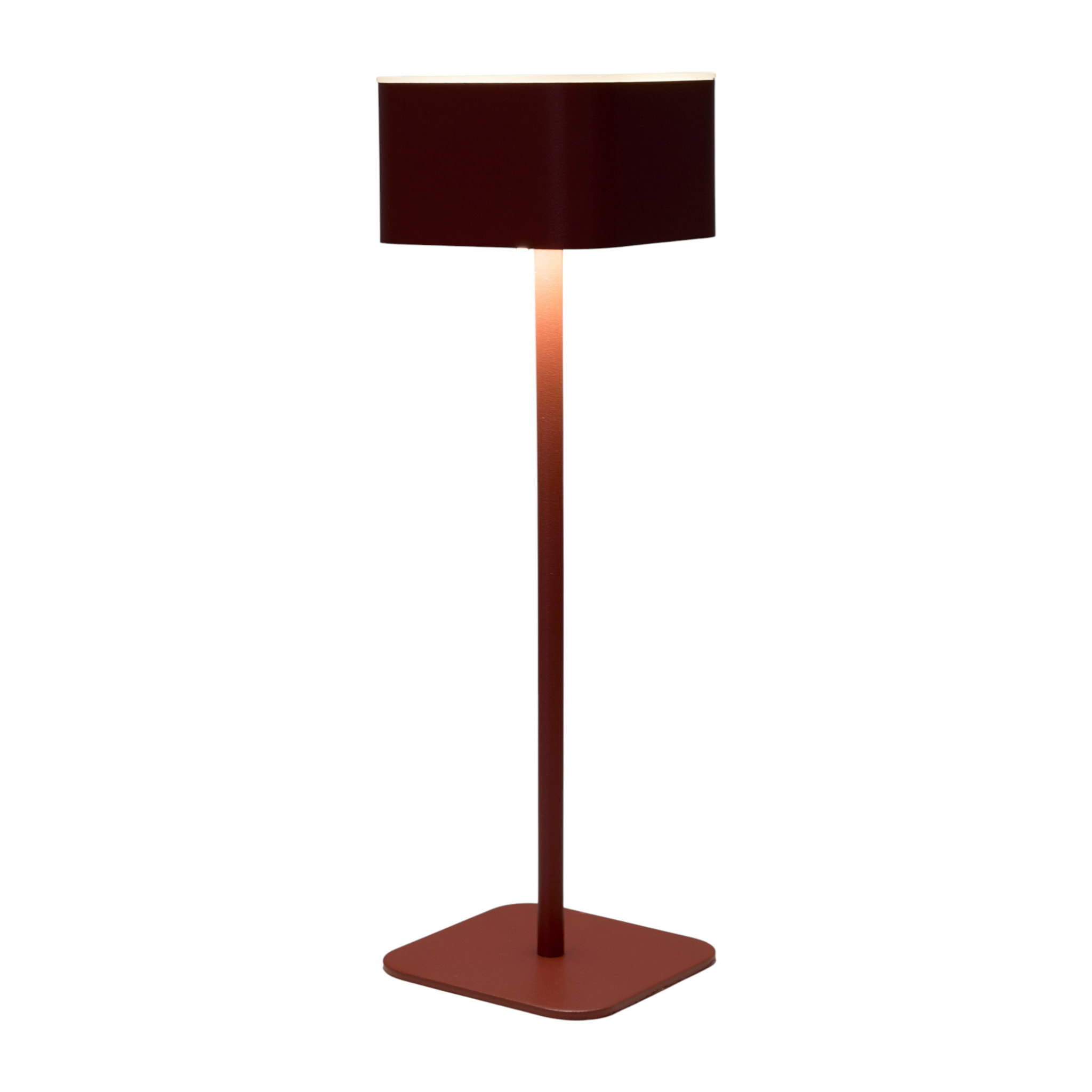Lampe - HOME DECO FACTORY - TERRA - Rechargeable - Tactile - Rouge