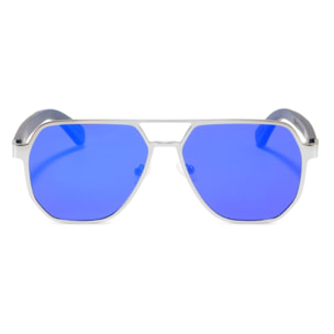 Gafas de Sol Feler 1801M-4 Polarizadas de Madera Unisex 56 mm