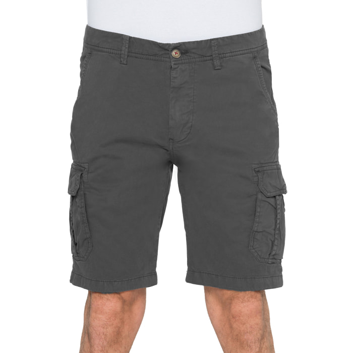 Bermudas Hot Buttered Athabasca cargo Gris oscuro