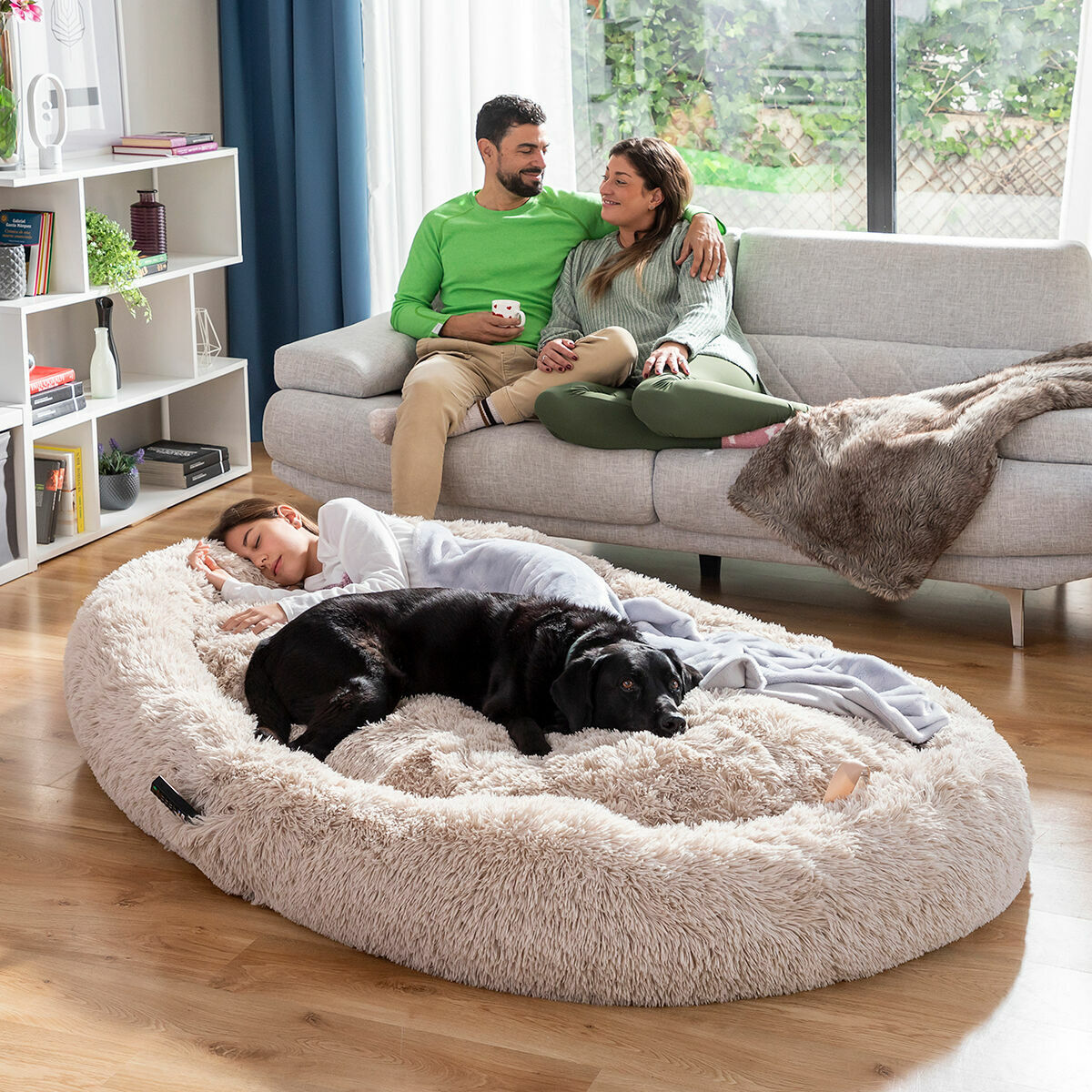 Cama de Perro para Humanos | Human Dog Bed XXL InnovaGoods Beige