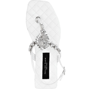 PHILIPP PLEIN Sandalias planas SKULL